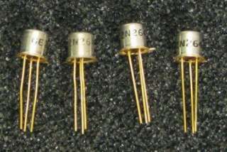 2N2646   Silicon Unijunction Transistor   Golden Leads   NEW   