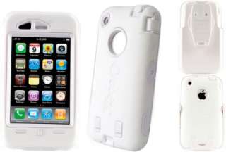 NEW OTTERBOX DEFENDER CASE WHITE APPLE IPHONE 3G 3GS 3G WITH CLIP 