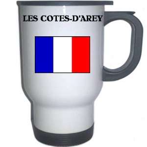  France   LES COTES DAREY White Stainless Steel Mug 