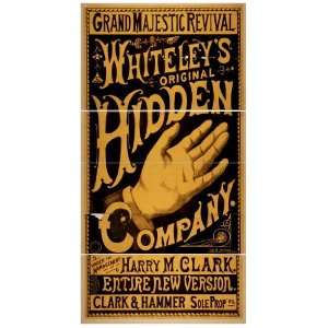  Poster Whiteleys Original Hidden Hand Company grand 