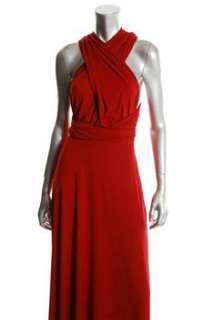 FAMOUS CATALOG Moda Red Versatile Dress Convertible Multi Way M  