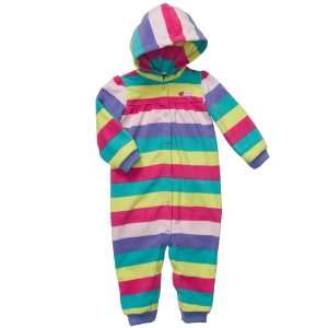    Hooded and Footless Microfleece Jumpsuit Coverall (6 Months) Baby