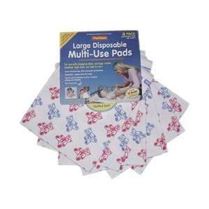  Large Disposable Multi Use Pads by PeeWee Baby