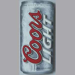 NEW COORS LIGHT DIE CUT CAN WOOD WALL ART GAME ROOM BAR  