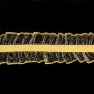   Blake 1 Elastic Lace Trim Yellow By The Yard Arts, Crafts & Sewing