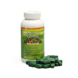  GNC Maximum Greens Super Green Formula, Vegetarian Tablets 