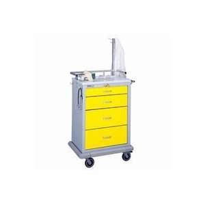  4 Drawer Infection Control Cart