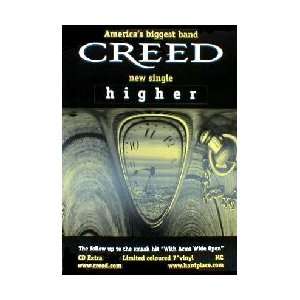  CREED Higher Music Poster