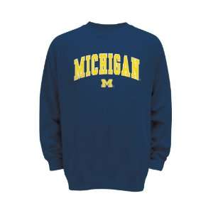  NCAA Michigan Wolverines Crew Neck Sweatshirt Sports 