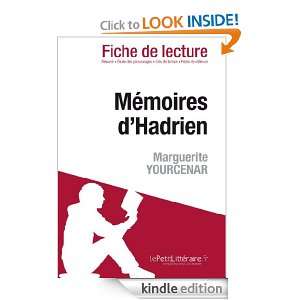 Mémoires dHadrien de Marguerite Yourcenar (Fiche de lecture) (French 