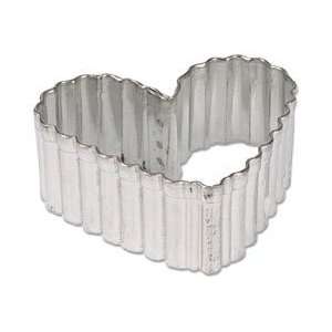  R&M Crinkle Heart Cookie Cutter 2.5