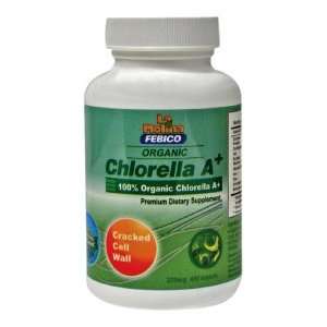   Organic Chlorella A+ Tablets, 450 Count Bottle