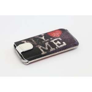  New York Sign and NY Loves Me Combo Iphone 4 Carrying Case 