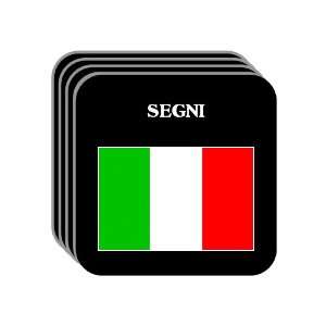  Italy   SEGNI Set of 4 Mini Mousepad Coasters 