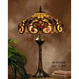  Purple Sedge Tiffany Style Table Lamp