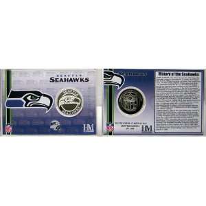  Seattle Seahawks Team History Coin Card