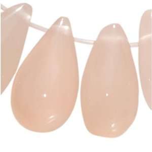   Chalcedony Teardrop Beads 9 13mm (20 Beads) Arts, Crafts & Sewing