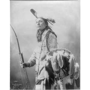  Plenty Wann Did,Sioux Indian,c1900,bow and arrows