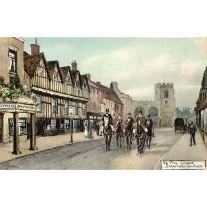 1910 Vintage Postcard The Five Gables Stratford upon Avon England UK