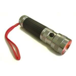  10 LED Aluminum Hand Torch with Red LEDs