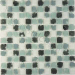  Sea Glass Gray Mix 1 x 1 Grey Crystile Blends Frosted 