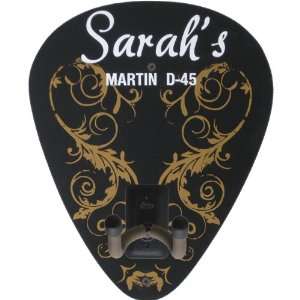    Personalized Guitar Hanger Scroll Design Musical Instruments
