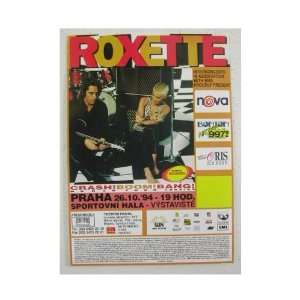  Roxette Brittish HandBill Poster 