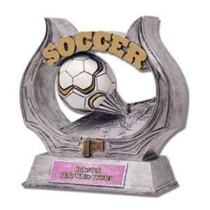  Hasty Awards 12 Custom Soccer Ultimate Resin Trophies PINK 