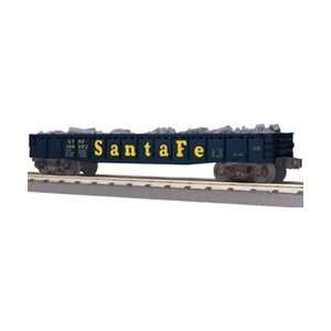   Railking O Gondola Car w/Junk Load   Santa Fe No. 168972 Toys & Games