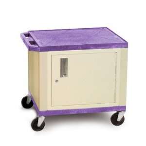  H. Wilson Multipurpose Utility Cart With Cabinet Topaz and 