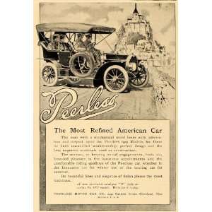  1907 Ad Peerless American Motor Car Men Women Cleveland 