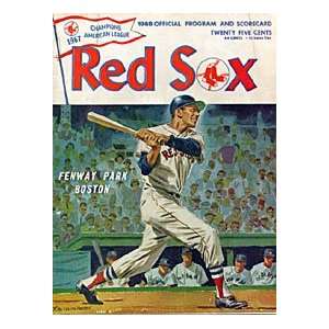    Boston Red Sox Unsigned 1968 Baseball Scorebook