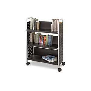  Scoot Book Cart, 3 Shelf, 32 1/2w x 14 1/4d x 44 1/4h 