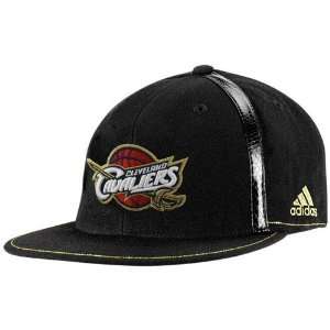  adidas Cleveland Cavaliers Black Fashion Flat Bill Fitted 
