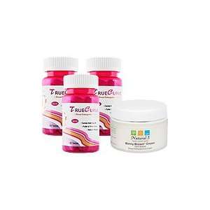 TrueCurve with Free BonnyBreast Cream   3 x 60 tabs + 3 oz,(DB USA)