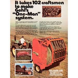  1978 Ad Gehl Farm Equipment Bale Mower Baler West Bend 