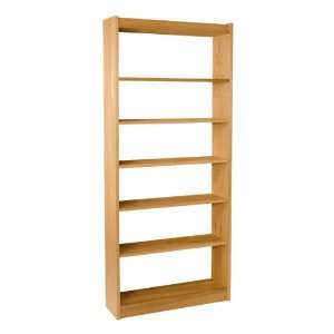   Single Sided Wooden Book Shelving Starter Unit 36 W x 10 D x 84 H
