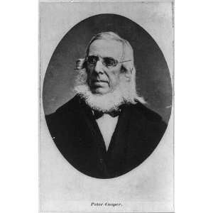   Peter Cooper,1791 1883,American industrialist,inventor