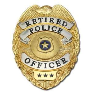  Retired Police Officer Badge 