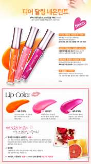   ] EtudeHouse Dear Darling Neon Tint #2 Neon Pink Korean Lip Sandara