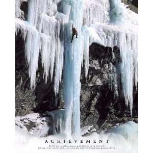 Achievement POSTER Extreme climbing motivational RARE  