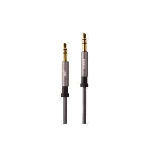  Moshi 3.5mm Male to Male Mini Stereo Audio Cable, Black 