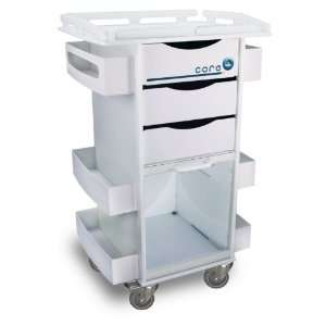 TrippNT 50924 High Density Polyethylene/ABS Core DX Storage Cart with 
