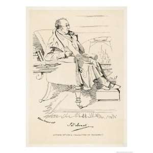  Benjamin Disraeli Giclee Poster Print by Daniel Maclise, 18x24 Home