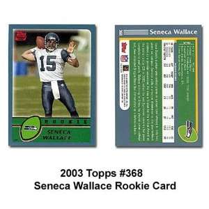  Topps Seattle Seahawks Seneca Wallace 2003 Rookie Trading 