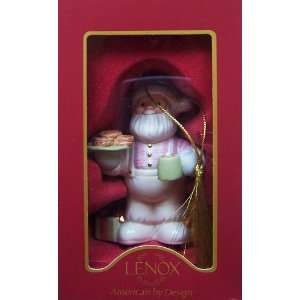  Lenox Santas Midnight Snack Ornament Santa Claus with 