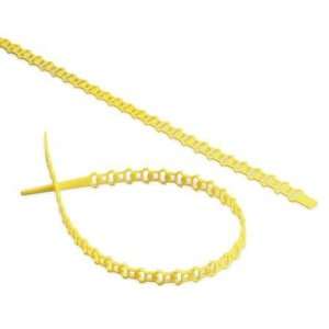  CADDY CATMTLS Cable Tie,Reusable,Yellow,PK100