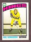 1976 77 OPC O PEE CHEE #284 NEIL KOMADOSKI KINGS NM MT