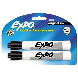  SANFORD CORPORATION 2 Count EXPO Black Dry Erase Markers 