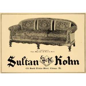  1920 Ad Sultan Kohn Furniture Davenport Chicago IL 